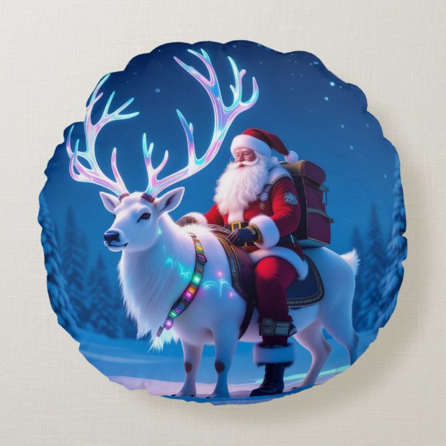 Almofada Redonda „Weihnachtliche Harmonie“ (Frente)