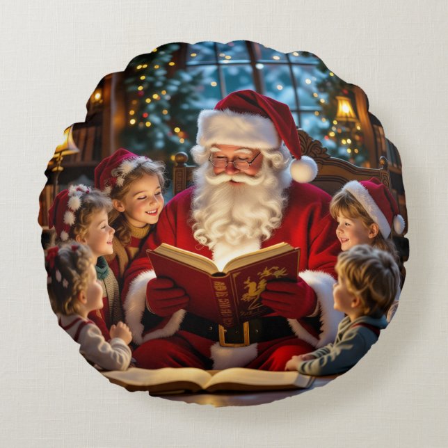 Almofada Redonda „Weihnachtliche Harmonie“ (Frente)