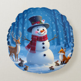 Almofada Redonda „Weihnachtliche Harmonie“