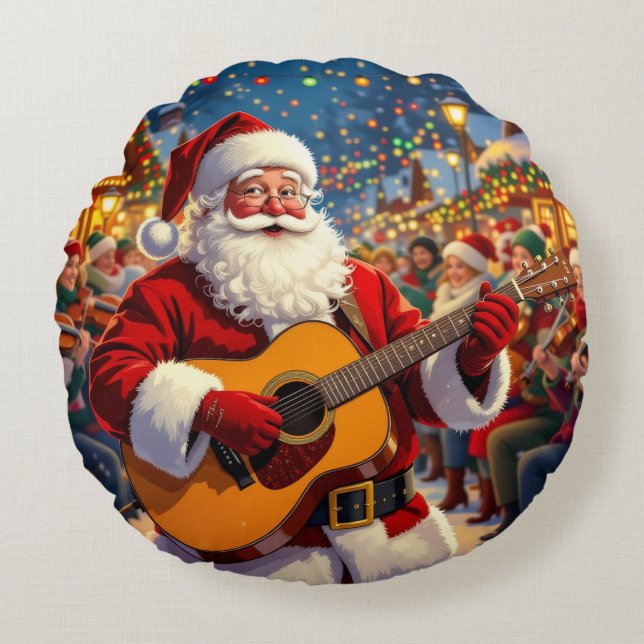 Almofada Redonda „Weihnachtliche Harmonie“ (Frente)