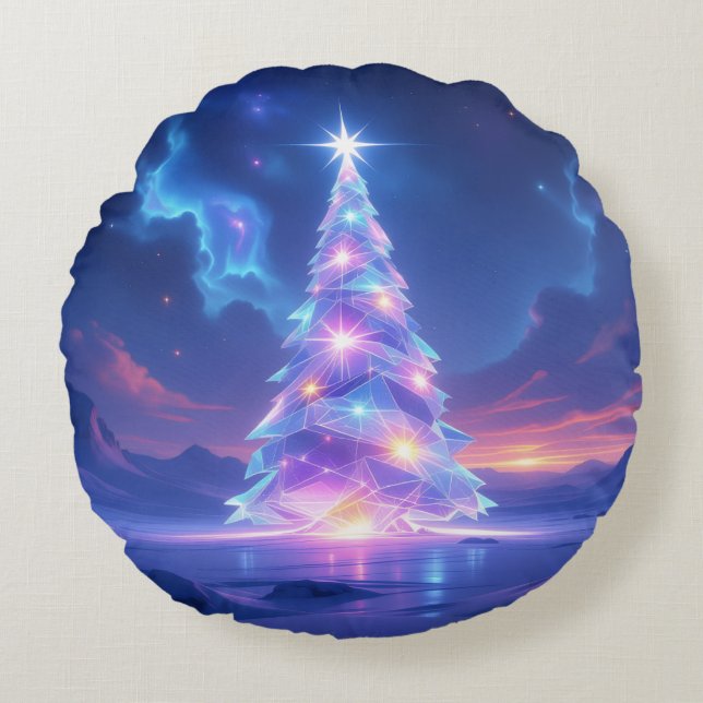 Almofada Redonda „Weihnachtliche Harmonie“ (Frente)