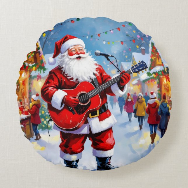 Almofada Redonda „Weihnachtliche Harmonie“ (Frente)