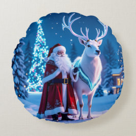 Almofada Redonda „Weihnachtliche Harmonie“