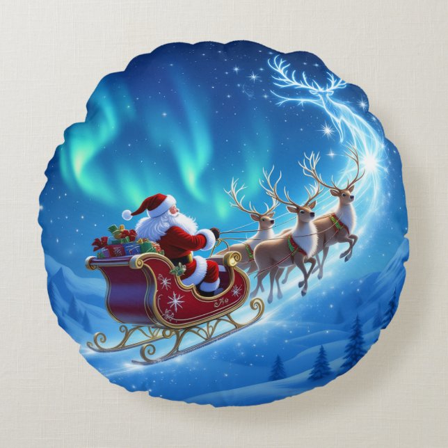 Almofada Redonda „Weihnachtliche Harmonie“ (Frente)