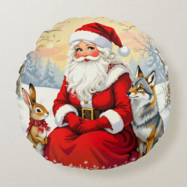 Almofada Redonda „Weihnachtliche Harmonie“