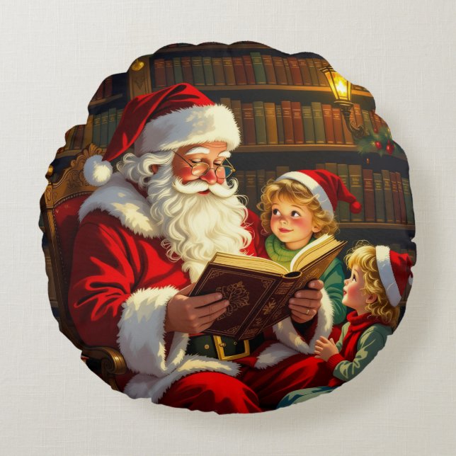 Almofada Redonda „Weihnachtliche Harmonie“ (Frente)