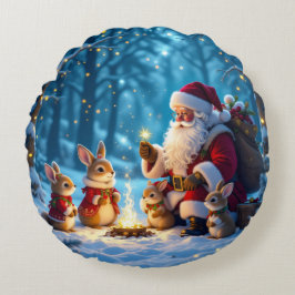 Almofada Redonda „Weihnachtliche Harmonie“