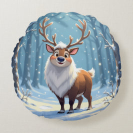 Almofada Redonda „Weihnachtliche Harmonie“