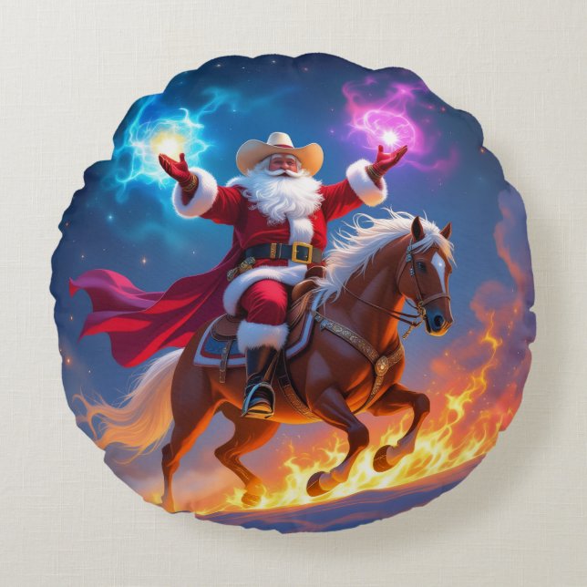 Almofada Redonda „Weihnachtliche Harmonie“ (Frente)