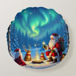 Almofada Redonda „Weihnachtliche Harmonie“