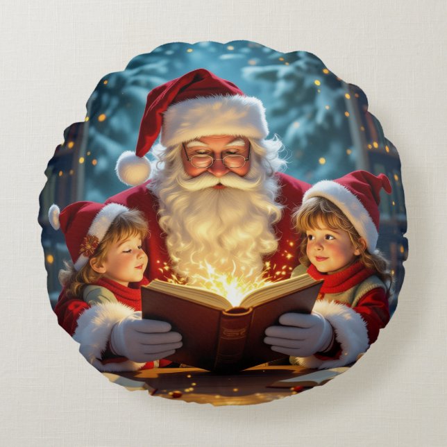 Almofada Redonda „Weihnachtliche Harmonie“ (Frente)