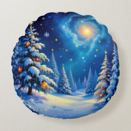 Almofada Redonda „Weihnachtliche Harmonie“