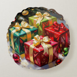 Almofada Redonda „Weihnachtliche Harmonie“
