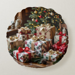 Almofada Redonda „Weihnachtliche Harmonie“