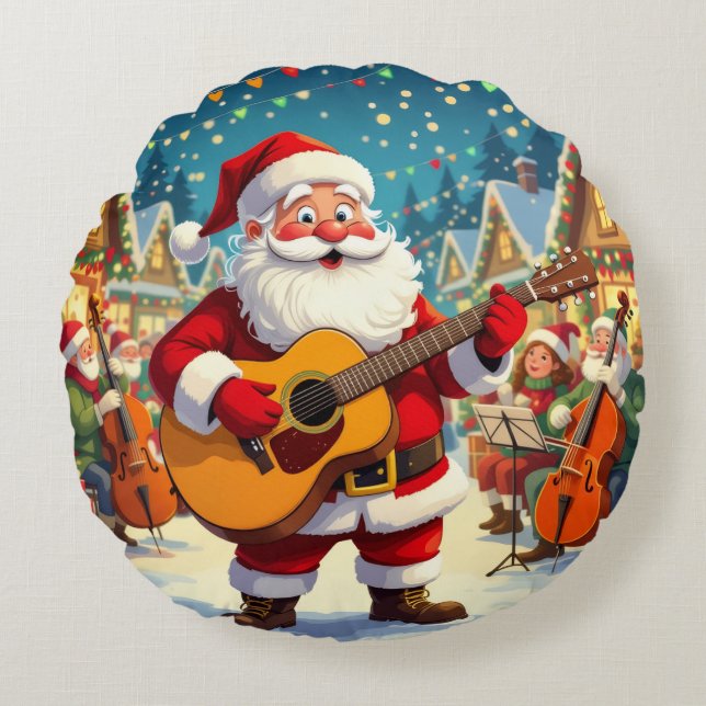 Almofada Redonda „Weihnachtliche Harmonie“ (Frente)