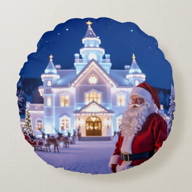 Almofada Redonda „Weihnachtliche Harmonie“ (Frente)