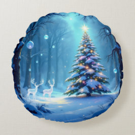 Almofada Redonda „Weihnachtliche Harmonie“