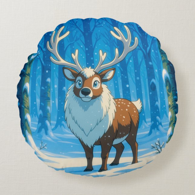 Almofada Redonda „Weihnachtliche Harmonie“ (Frente)