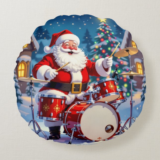 Almofada Redonda „Weihnachtliche Harmonie“ (Frente)