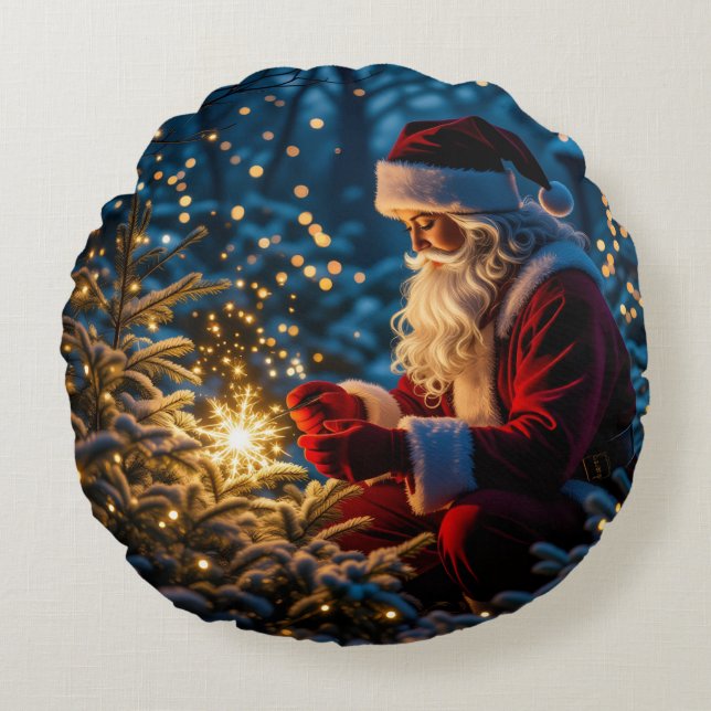 Almofada Redonda „Weihnachtliche Harmonie“ (Frente)