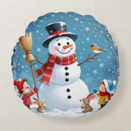 Almofada Redonda „Weihnachtliche Harmonie“