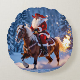 Almofada Redonda „Weihnachtliche Harmonie“