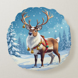 Almofada Redonda „Weihnachtliche Harmonie“