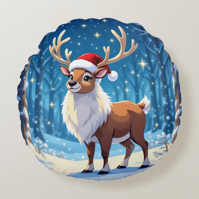 Almofada Redonda „Weihnachtliche Harmonie“ (Frente)