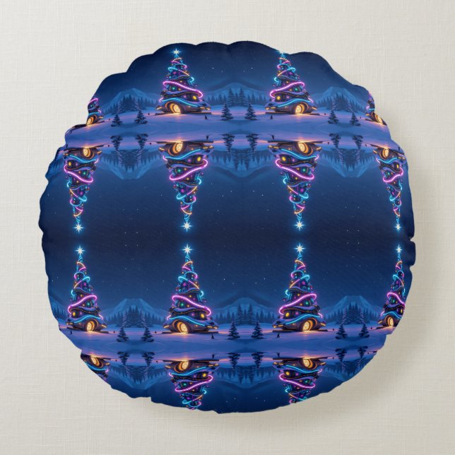 Almofada Redonda „Weihnachtliche Harmonie“ (Frente)