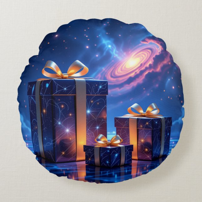 Almofada Redonda „Weihnachtliche Harmonie“ (Frente)