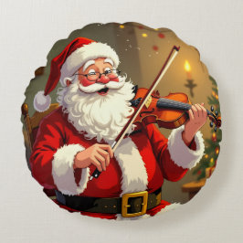 Almofada Redonda Weihnachtliche Harmonie