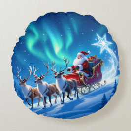 Almofada Redonda „Weihnachtliche Harmonie“