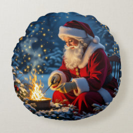 Almofada Redonda „Weihnachtliche Harmonie“