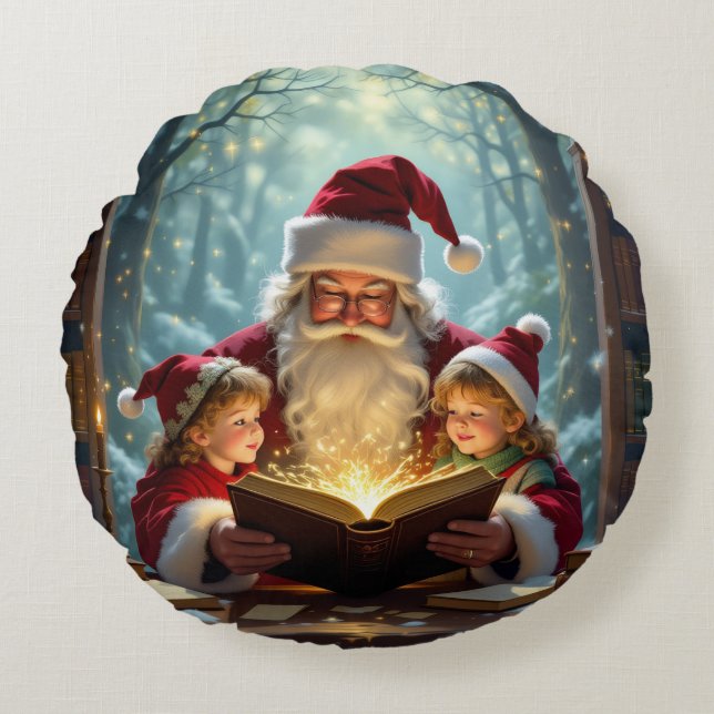 Almofada Redonda „Weihnachtliche Harmonie“ (Frente)