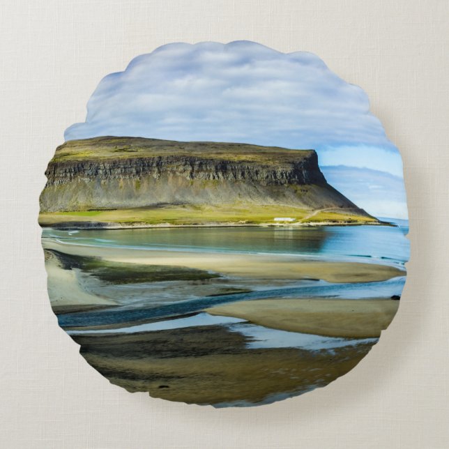 Almofada Redonda Westfjords, Islândia (Frente)