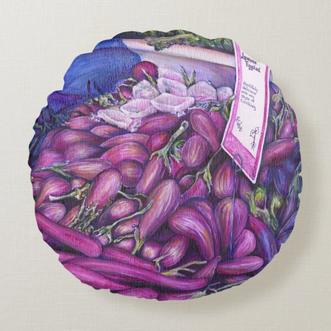 Almofada Redonda Whisk Well for Whale Soup (Frente)