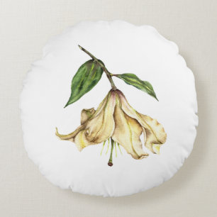 Almofada Redonda White Lily