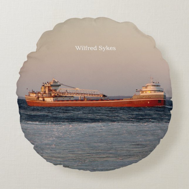 Almofada Redonda Wilfred Sykes travesseiro redondo (Frente)