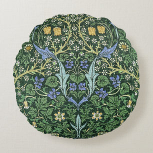 Almofada Redonda William Morris Floral Vintage Art