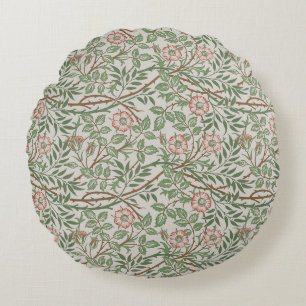 Almofada Redonda William Morris Sweetbriar Floral Art Nouveau