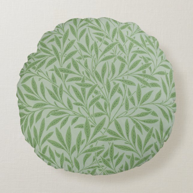 Almofada Redonda William Morris's Willow (1874) (Frente)