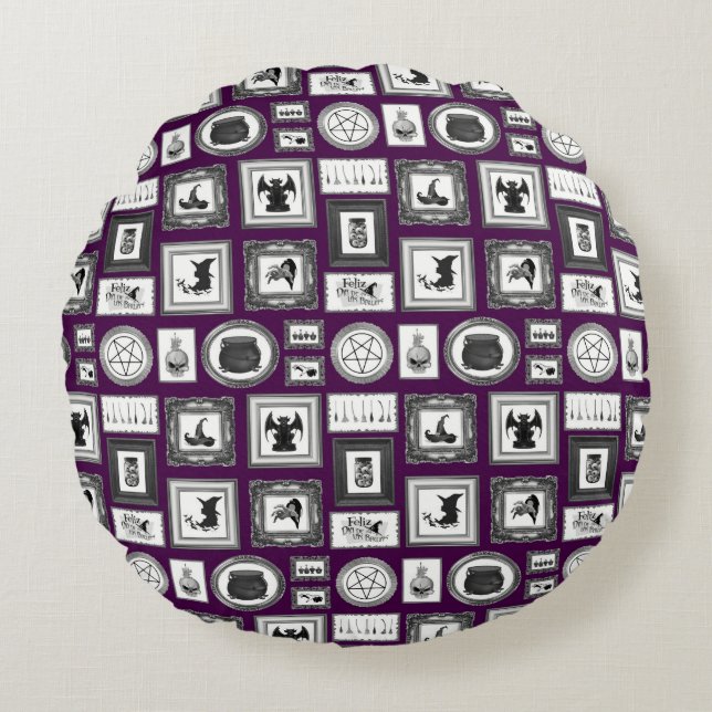 ALMOFADA REDONDA WITCHY WALLS (Frente)