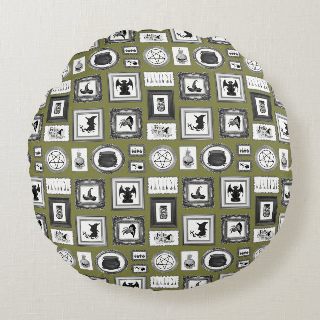 ALMOFADA REDONDA WITCHY WALLS (Frente)