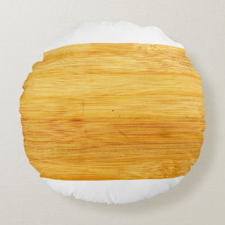 Almofada Redonda Wood bamboo background texture