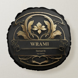 Almofada Redonda Wrami Logo, Designed by Kay Uwe Rott