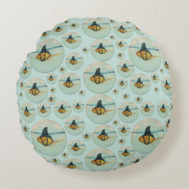 Almofada Redonda Wrapping Paper