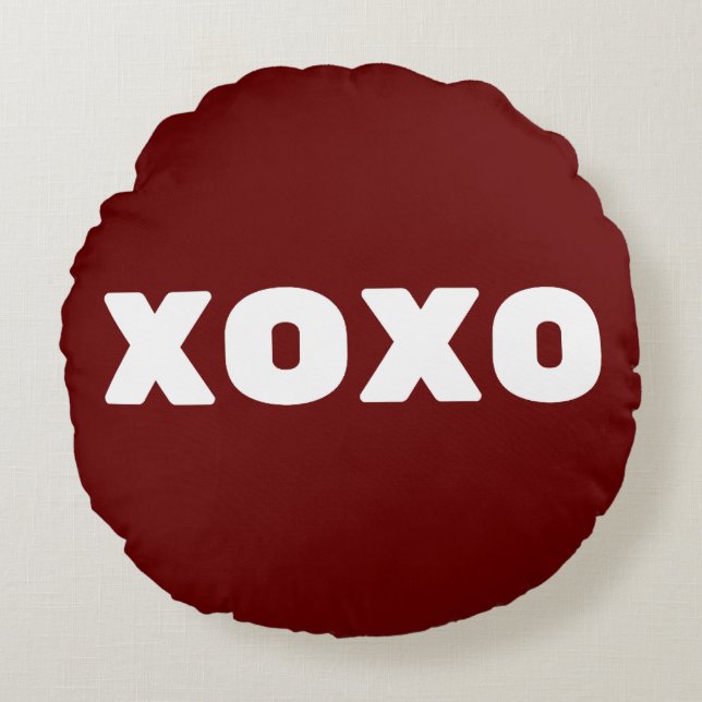 Almofada Redonda Xoxo (Frente)