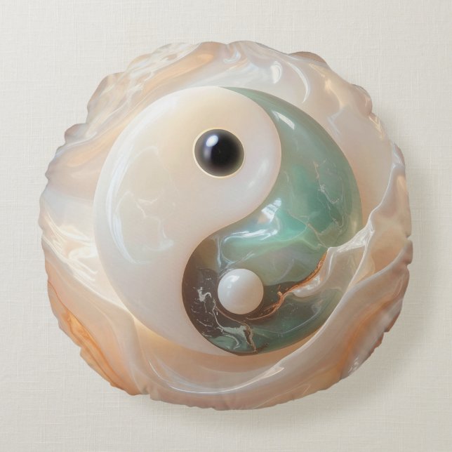 Almofada Redonda YIN E YANG - Yijing (Frente)