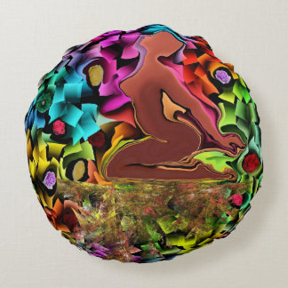 Almofada Redonda Yoga Dame color pink blau braun