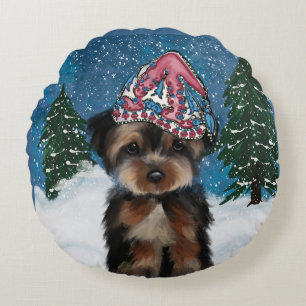 ALMOFADA REDONDA YORKIE POO